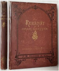 鲁拜集RUBAIYAT OF OMAR KHAYYAM美国首版原版文本