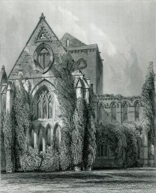 1848年钢版画《卢普斯卡登修道院东北面》28×21厘米（D-33）
