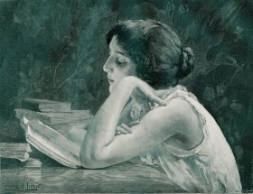 1899年木口木刻版画《有趣的故事》41×28厘米 （82）