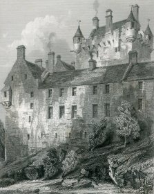 1848年钢版画《考德城堡》28×21厘米（A-33）