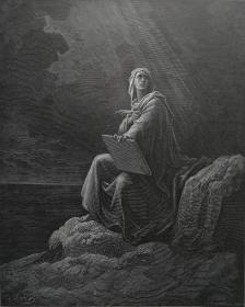 1870年代大幅木刻版画《心有灵犀》十九世纪最伟大的木刻画家古斯塔夫·多雷作品（226）