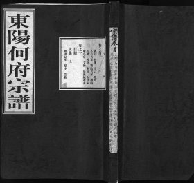 【提供资料信息服务】東陽何府宗譜    何滿華 何永昌     7607页        浙江省