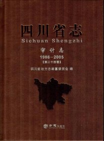 四川省志 审计志 1986-2005 方志出版社 2019版 正版