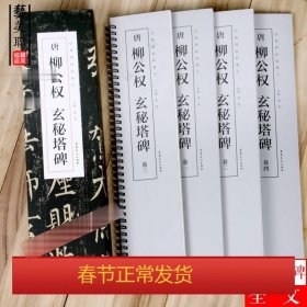 经典碑帖临摹卡唐柳公权玄秘塔碑