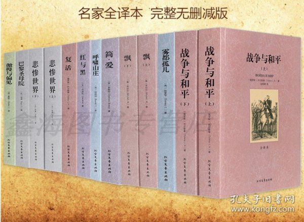 世界文学名著:悲惨世界(全译本)(套装共2册)