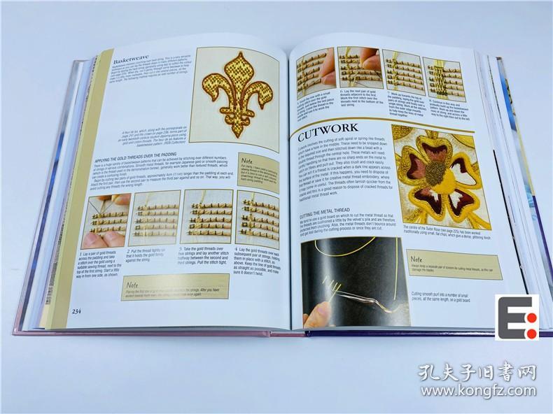 现货 The Royal School of Needlework皇家刺绣技术针法工艺书籍