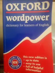 Oxford Wordpower Dictionary for Learners of English