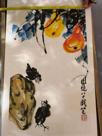 百岁画家易图境花鸟精品 四开三 保真