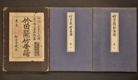 兰竹画谱两种：《竹田兰竹画谱》1函2册全、《华山翁兰竹画谱》1函2册全，清末域外南画家兰谱竹谱