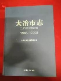 大冶市志1985-2005