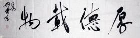 【保真】胡荣东，中国书法家协会会员，盐城市文联委员，盐城市鹿鸣书社社长，盐城市书法家协会理事，盐都区书法家协会副主席 。四尺对开 四字吉言 编号 4619