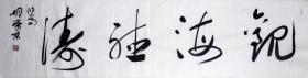 【保真】胡荣东，中国书法家协会会员，盐城市文联委员，盐城市鹿鸣书社社长，盐城市书法家协会理事，盐都区书法家协会副主席 。四尺对开 四字吉言 编号 3491