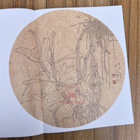 新书 花卉白描图谱 于兴亮 中国画素材库国画技法 安徽美术出版社