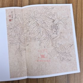 新书 花卉白描图谱 于兴亮 中国画素材库国画技法 安徽美术出版社