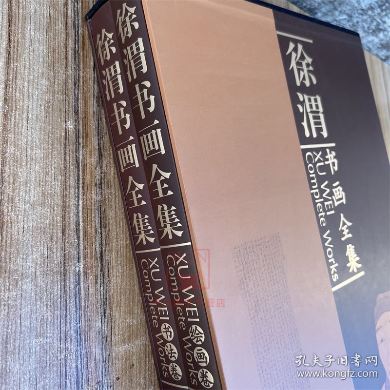 原版现货 徐渭书画全集套装共2册绘画卷书法卷 8开精装天津人民美术出版 花卉绘画集画册美术艺术图录素材资料图书籍