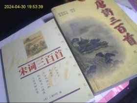 唐诗三百首 宋词三百首 图文本 2本合购 正版好品无字迹 优惠价