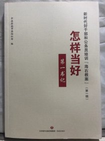 14-2-60. 新时代好干部和公务员培训“海右教案”【第一辑】：怎样当好第一书记