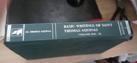 BASIC WRITINGS OF SAINT THOMAS AQUINAS (VOLUME ONE- 2)3