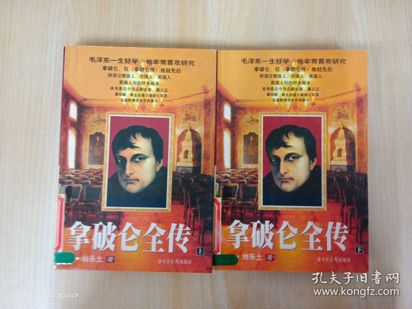 拿破仑全传  上下册   全2册合售