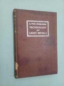 TECHNOLOGY OF LIGHT METALS   1951年影印  精装