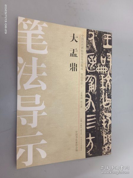 中国历代碑帖技法导学集成·笔法导示（1）：大盂鼎