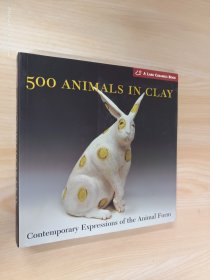 英文书  500 Animals in Clay  平装24开423页