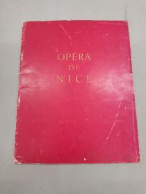 外文书  OPERA  DE NICE   16开