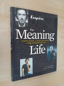 英文書(shū) Esquire The Meaning of Life[君子:生命的意義] 精裝 16開(kāi) 160頁(yè)