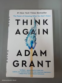 英文书 Think  Again Adam  Grant   16开   精装     307页