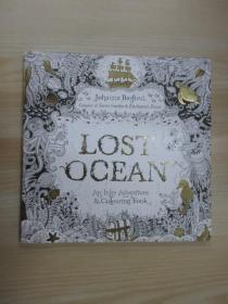 英文书：Lost Ocean: An Underwater Adventure & Colouring Book 12开