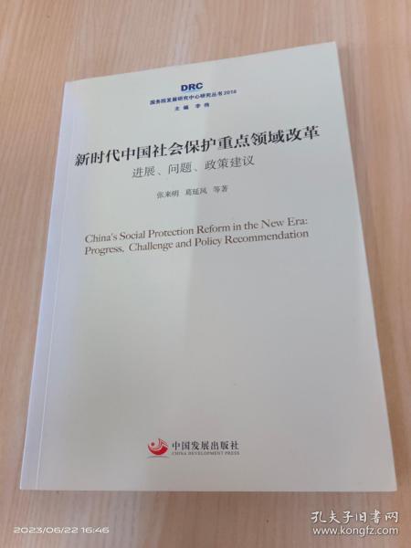 新时代中国社会保护重点领域改革：进展、问题、政策建议（国务院发展研究中心研究丛书2018）