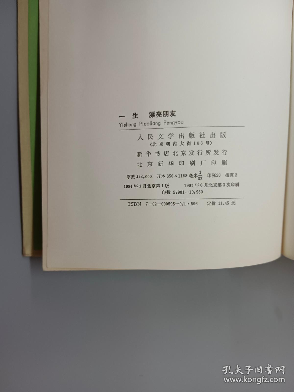 外国古典长篇小说选粹：一生 漂亮朋友（精装）