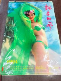 1994年 飘柔的风  美女薄膜挂历    全12张