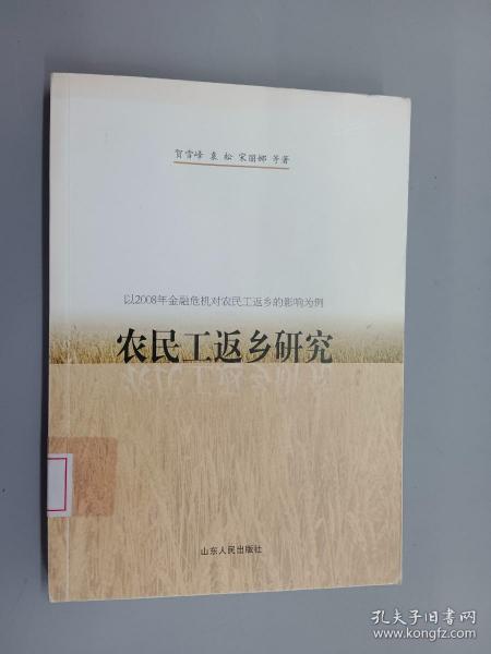 农民工返乡研究：以2008年金融危机对农民工返乡的影响为例