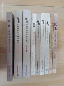 中国环境记者调查报告（2006年—2010卷、2014年-2017年卷）共9本合售