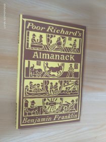 英文书  Poor Richard's Aimanack    精装16开