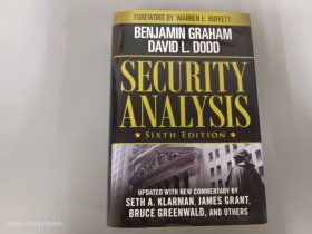 英文：Security Analysis：Sixth Edition  Foreword by Warren Buffett （内附光盘1张）精装 16开 共764页