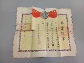 毕业证书  （1952年）