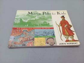 外文书  Marco Polo For Kids Janis Hεrbεrt   16开  129页