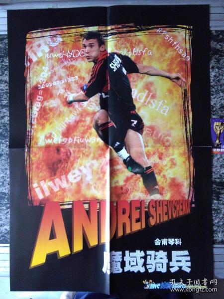 海报 正面魔域骑兵 舍甫琴科反面 博洛尼亚（4开