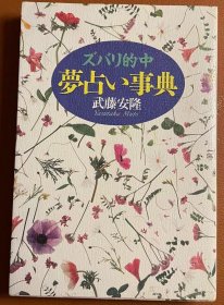 日版 ズバリ的中夢占い事典 武藤 安隆 1994年初版绝版 不议价不包邮