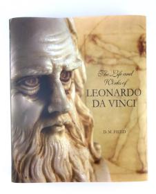 英文正版The Life and Works of Leonardo Da Vinci达芬奇的生活和作品微瑕疵