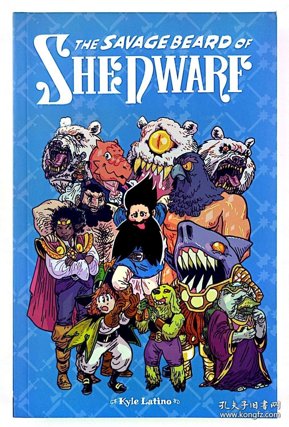 英文漫画Savage Beard of She Dwarf