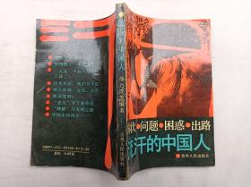 流汗的中国人； 胡乃璞 王湛国 张轶凡 赵富林 冯仕政 冯萍 管姚 编著；贵州人民出版社；32开；