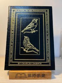 英文版《物种起源》On the Origin of Species 达尔文Easton Press 100 Greatest On the Origin of Species by Charles Darwin 1977