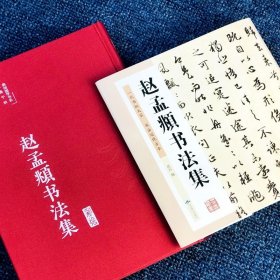 精装赵孟頫书法集书法全集行书楷书小楷字帖经典彩绘版赵孟俯临摹硬笔毛笔手写书法鉴赏国学书籍字体临摹范本书籍