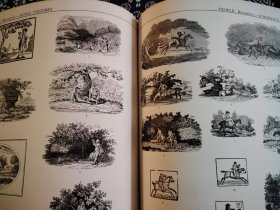 珍罕图书1962年版《黑白版画的时代托马斯.比维克的版画》平装85成新，英文版，31*23公分，240页，木口木刻的集大成者19世纪托马斯、比维克，创造性运用新的版画方法，使版画的印刷和绘画速度提升有了巨大的进步，在那个时代，几乎把能看到的鸟类、陆地动植物，人物形象、图案，都刻成了版画，