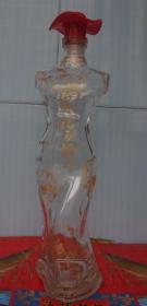 收藏酒瓶 石榴裙石榴酒玻璃酒瓶高33厘米一斤装（A12）