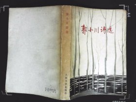 郭小川诗选 封面插图吴冠中 封面题字矛盾1979年人民文学出版社出版32开本434页247千字85品相 xin1