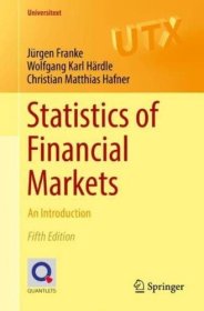 (正版)  金融市场统计学 第五版  Statistics of Financial Markets  5E  (需预定或E版)
